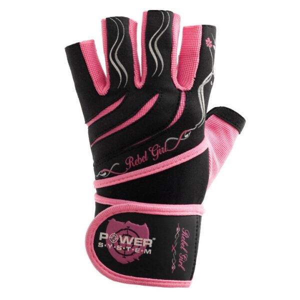 

Перчатки для фитнеса и тяжелой атлетики Power System Rebel Girl PS-2720 M Pink