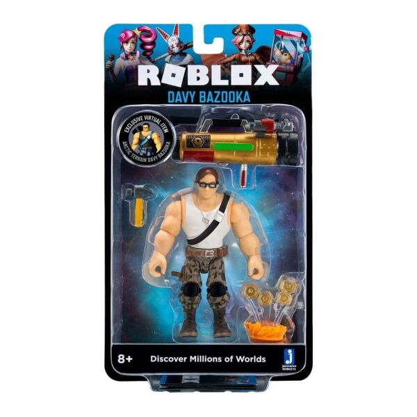 

Игровая коллекционная фигурка Jazwares Roblox Imagination Figure Pack Davy Bazooka W8 (ROB0273)