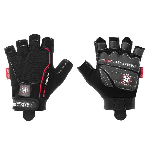 

Перчатки для фитнеса и тяжелой атлетики Power System man's Power PS-2580 S Black