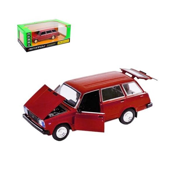 

Машинка ВАЗ 2104 из серии Автопром (красная)