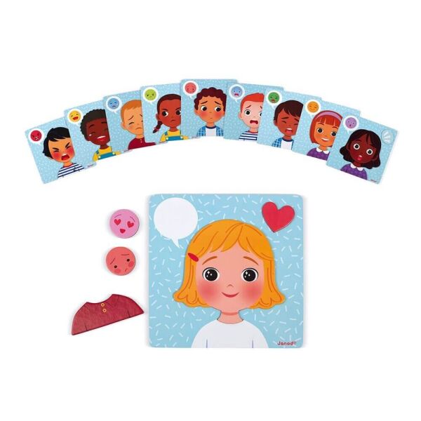 

Магнитная игра Janod Эмоции (J08038)