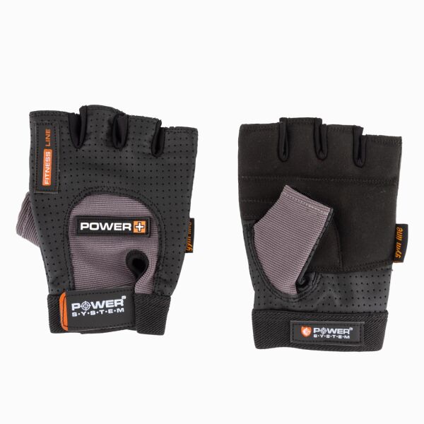 

Перчатки для фитнеса и тяжелой атлетики Power System Power Plus PS-2500 S Black /Grey