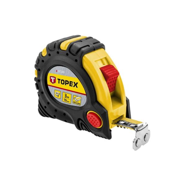 

Рулетка Topex - 3 м х 19 мм супер-магнит