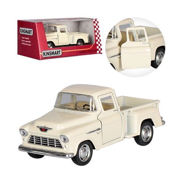 

Машинка Chevy Stepside Pick-up Kinsmart KT5330W инерционная, 1:32 (Белый)