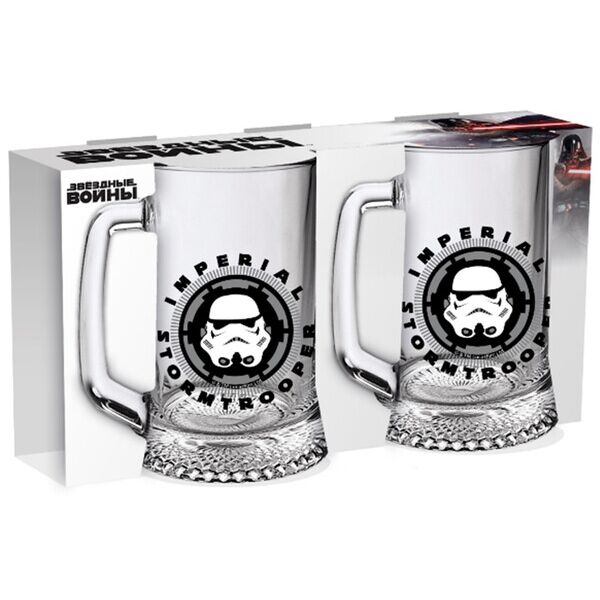 

Набор бокалов для пива ОСЗ Ладья Star Wars Stormtrooper 500 мл 2 шт 02с1008-36 ДЗ В Stormtr