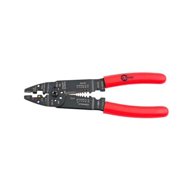 

Клещи для обжима контактов Intertool - 210 мм 0,5-6 мм²