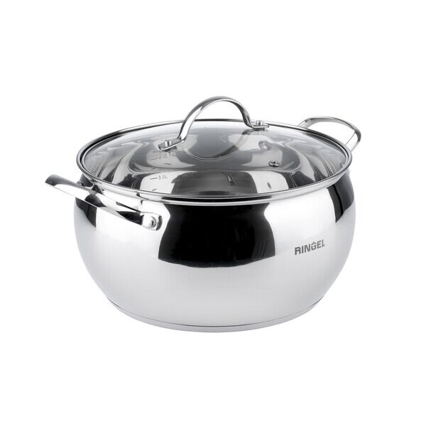 

Кастрюля с крышкой Ringel Bremen 24 см 5.8 л RG-2000-24