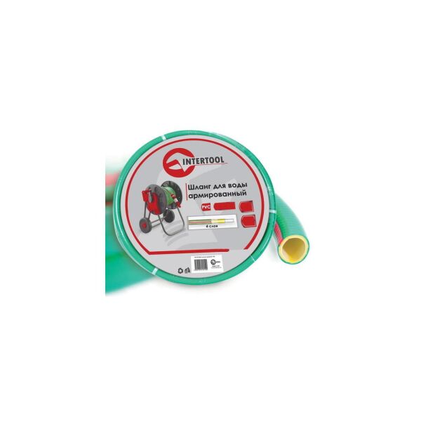 

Шланг поливочный Intertool - 3/4" х 10 м салатовый 4-х слойный