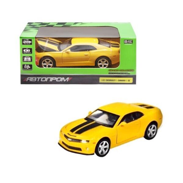 

Машинка Chevrolet Camaro SS из серии Автопром, желтый 68335