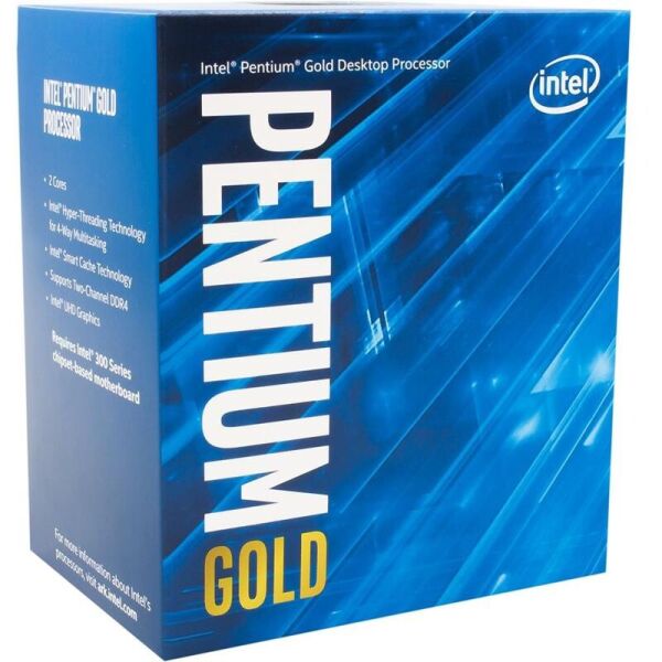 

Процессор Intel Pentium Gold G6405 4.1GHz (4MB, Comet Lake, 58W, S1200) Box (BX80701G6405)