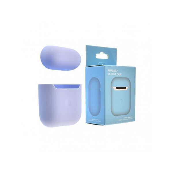 

Чехол силиконовый Silicone Case для наушников Apple AirPods 1/2 ультра-тонкий Blue Sky