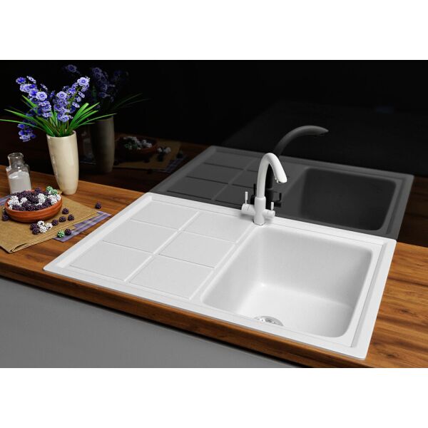 

Кухонная мойка VALENTINA Gr Bavaria белый