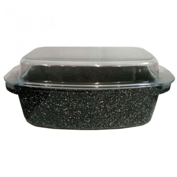 

Гусятница алюминиевая 32 см с стеклянной крышкой Bohmann BH 6232 MRB