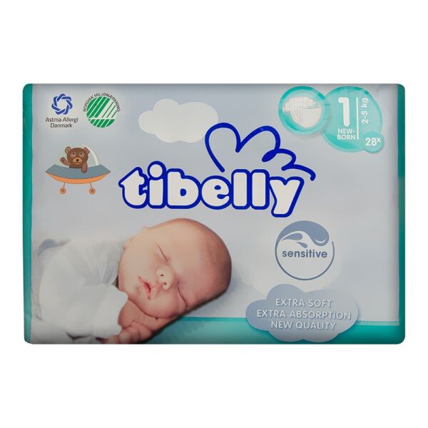 

Подгузники Tibelly Newborn Sensitive 1 (2-5 кг) 28 шт