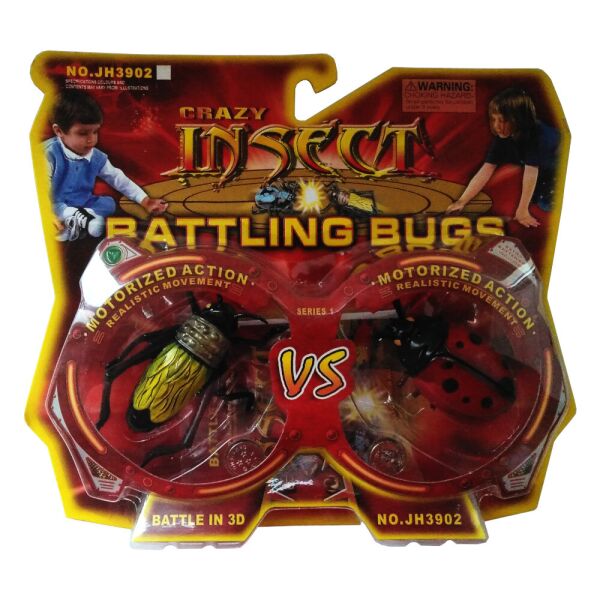 

Игровой набор Crazy Insect Battling bugs из 2-х интерактивных наножуков