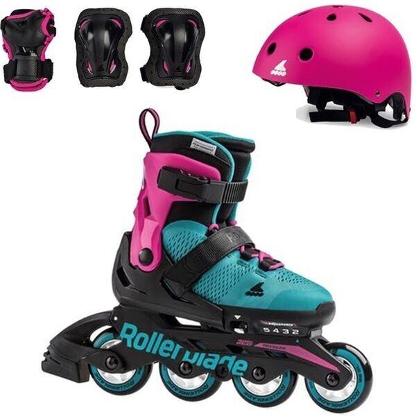 

Ролики детские Rollerblade Cube 2020 комплект с защитой 36.5-40.5 р Pink (rb114)