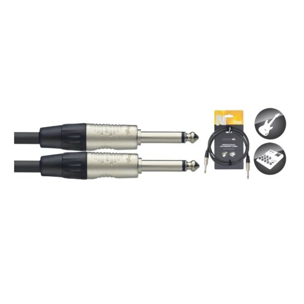 

Гитарный кабель Jack 6.3 - Jack 6.3 3м Stagg NGC6R