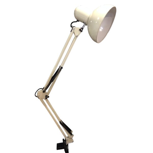 

Настольная лампа на струбцине 60W E27 LU-074-1800 CREAM (КРЕМ)