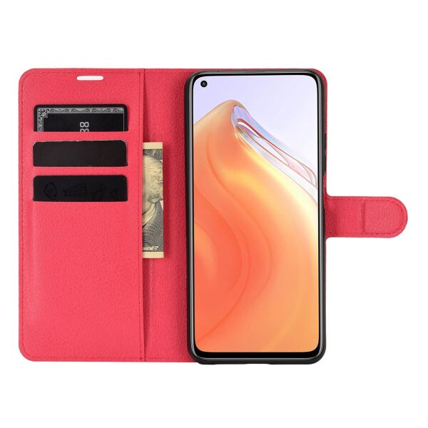 

Чехол Fiji Luxury для Xiaomi Mi 10T / Mi 10T Pro книжка красный
