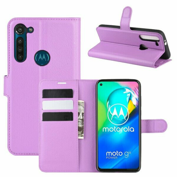 

Чехол Fiji Luxury для Motorola Moto G8 Power книжка фиолетовый