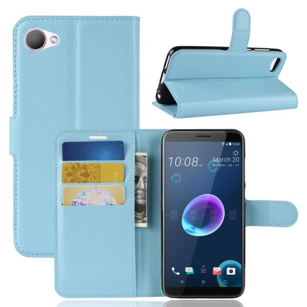 

Чехол LUX для HTC Desire 12 книжка голубой