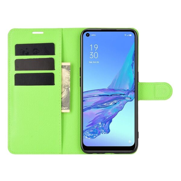 

Чехол Fiji Luxury для Oppo A53 книжка зеленый