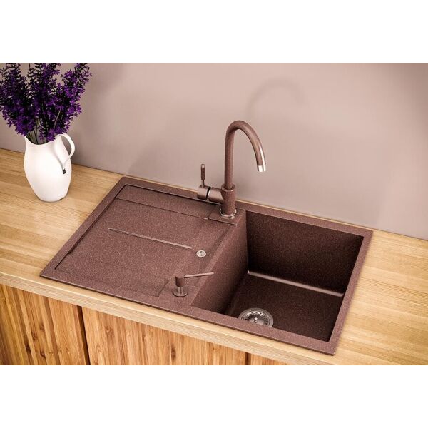 

Кухонная мойка VALENTINA Gr Napoli коричневый