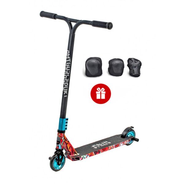 

Самокат трюковый Explore Amigo Street WT-STR-1 красный+Комплект защиты в подарок