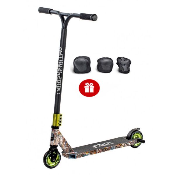 

Самокат трюковый Explore Amigo Street WT-STR-2 коричневый+Комплект защиты в подарок