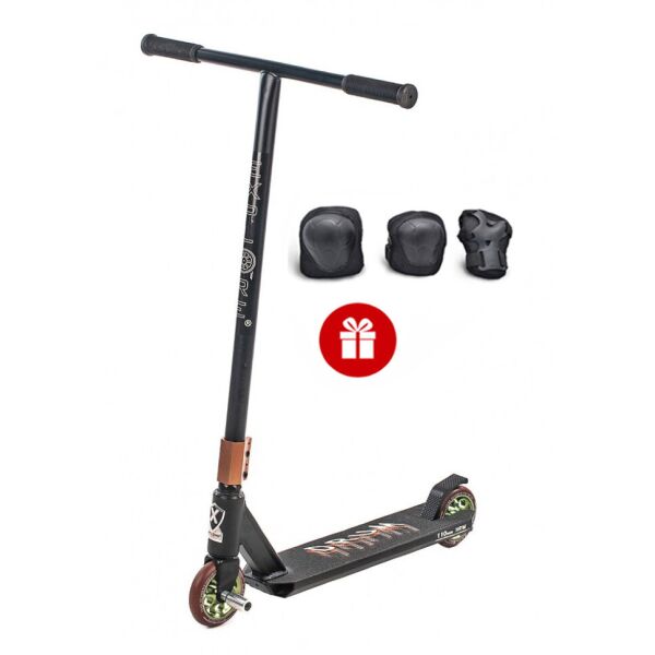 

Самокат трюковый Explore Drum Iron черный+Комплект защиты в подарок