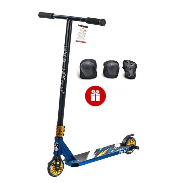

Самокат трюковый Explore Pescara HD Iron синий+Комплект защиты в подарок