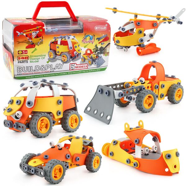 

Гибкий конструктор Hanye Build&Play 5 в 1, 148 дет.