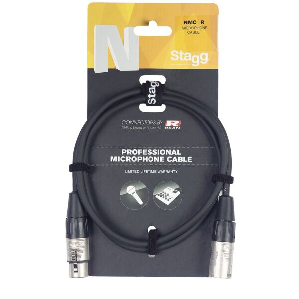 

Микрофонный кабель XLR Male-XLR Female 6м Stagg NMC6R