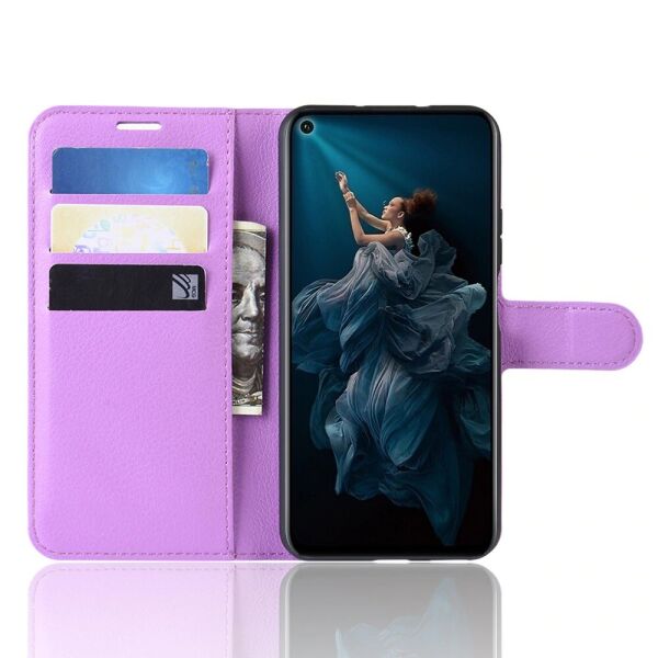 

Чехол Luxury для Huawei Nova 5T книжка фиолетовый
