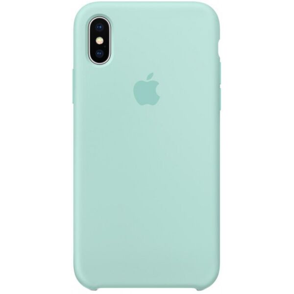 

Чехол для iPhone X Silicone Case Marine Green