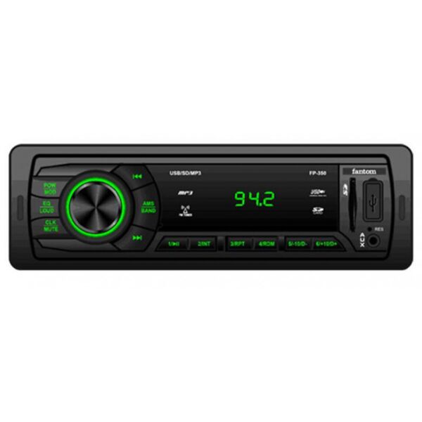 

Автомобильная магнитола FANTOM FP-350 Black/Green