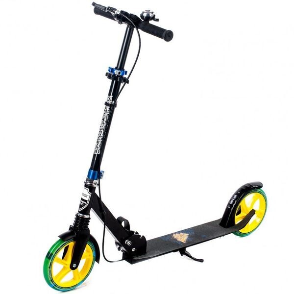 

Детский двухколесный самокат с ручным тормозом Amigo Sport Prime - Синий (se9254)