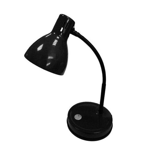 

Настольная лампа металлическая високая на подставке LU-LN-3333 60W E27 черная