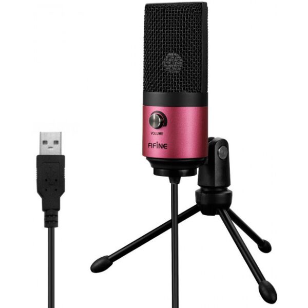 

Студийный микрофон Fifine K669 Black/Rose