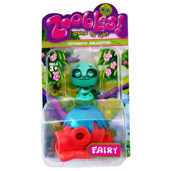 

Фигурка Zoobles бирюзовая и домик Happitat