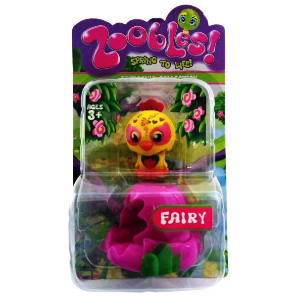 

Фигурка Zoobles желтая и домик Happitat