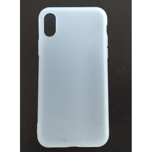 

Чехол Fiji Soft для Apple Iphone X силикон бампер прозрачный белый