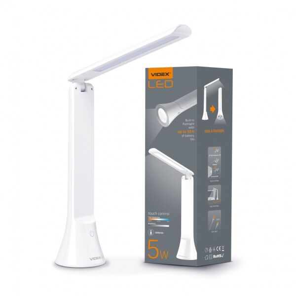 

Настольная лампа-фонарь LED VIDEX TF11W 5W 3000-5500K