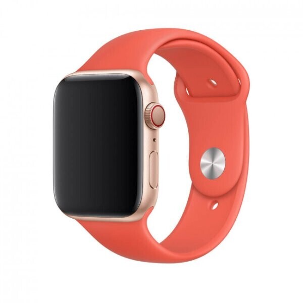 

Ремешок силиконовый Silicone Band for Apple Watch 42/44mm Nectarine