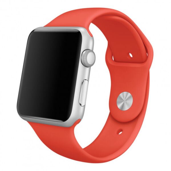 

Ремешок силиконовый Silicone Band for Apple Watch 42/44mm Nectarine Orange