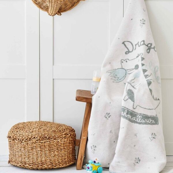 

Детский плед в кроватку Karaca Home - Dragon 100*120 (svt-2000022268103)