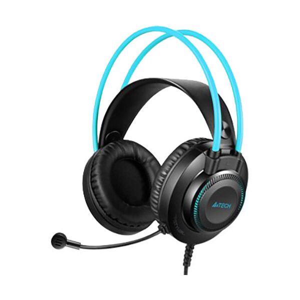 

Наушники с микрофоном A4tech Fstyler FH200U Blue