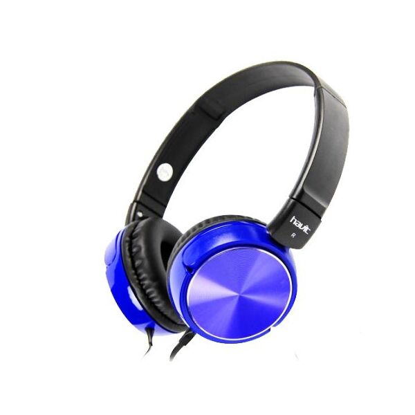 

Проводные наушники Havit HV-H2178d blue