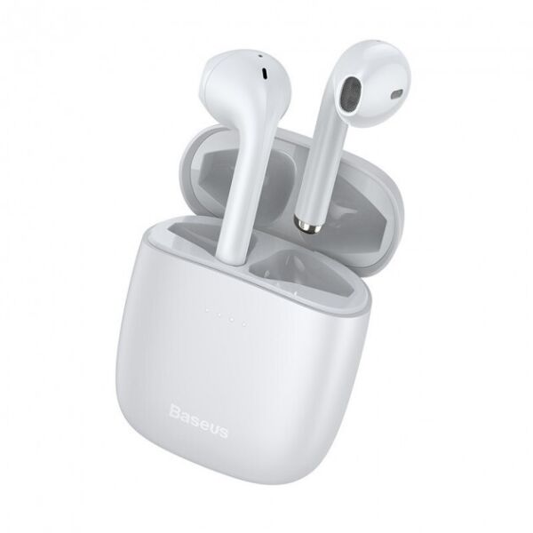

Беспроводные Bluetooth наушники Baseus W04 White
