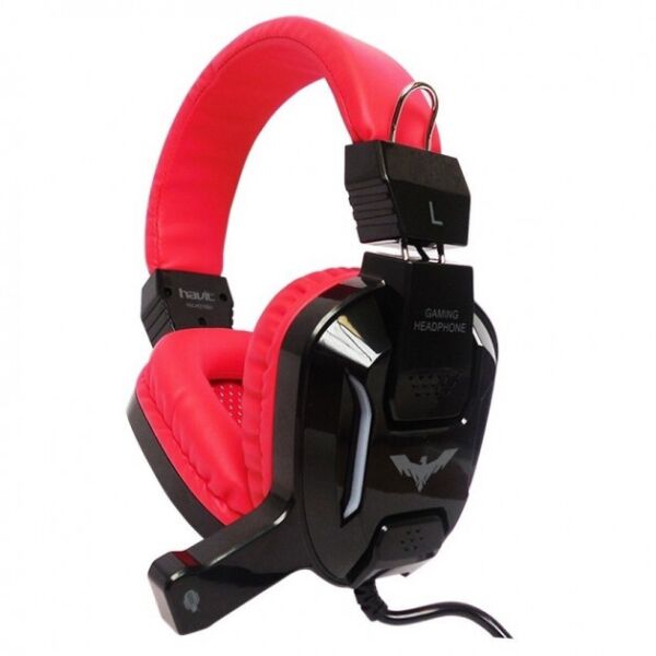 

Игровые наушники HAVIT HV-H2168D с микрофоном и подсветкой Black/Red